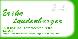 erika landenberger business card